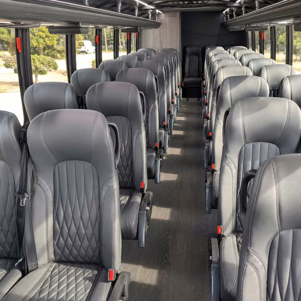 25 passenger minibus inside